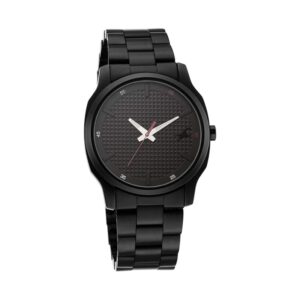 Stylish Men's Timeless Style Analog Watch Refined Black Dial and Metal Strap - SKU: GS3255NM01