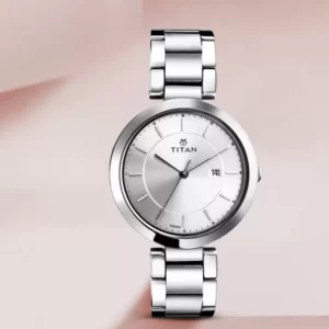 Elegant Analog Workwear Women's Watch with Silver Dial asateel Strap - SKU: GS2480SM07