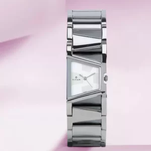 Elegant Silver Dial Silver Stainless Steel Strap Analog Women's watch - SKU: GS2486SM01