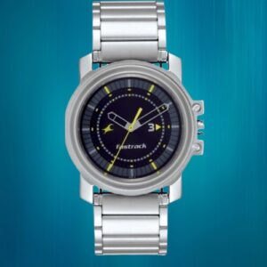 Stylish Trendy Watch for Men,Analog Black Dial Stainless Steel Strap - SKU: GS3039SM04