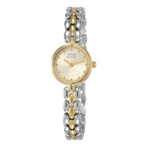 Elegant Raga Champagne Dial Women Watch with Metal Strap - SKU: GS2444BM04
