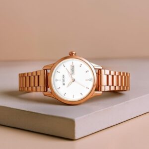 Elegant Women's Lagan Watch: Rose Gold Accents & Refined Elegance - SKU: GS2656WM01