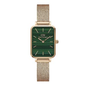 Daniel Wellington Quadro Women Quartz Green Dial Analog Stainless Steel Watch - SKU: GSDW00100437K